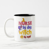 ナースバイデイウィッチバイナイトヴィンテージ ツートーンマグカップ (左)