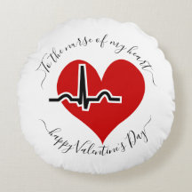 ナースバレンタインデー赤いハートビートパルス