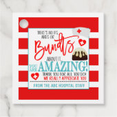 ナースバンドケーキギフトラベル フェイバータグ (正面)