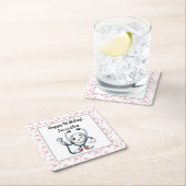 ナースバースデーパーティー紙コースター スクエアペーパーコースター (インサイチュ)