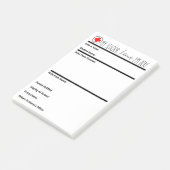 ナースパスの設定；学校ナース ポストイット (アングル)