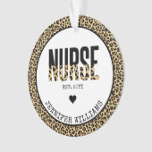 ナースパーソナライズされたエストチータRN卒業 オーナメント (正面)
