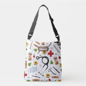 ナースパーソナライズされたギフトアイディアクロスボディバッグ クロスボディバッグ (正面)