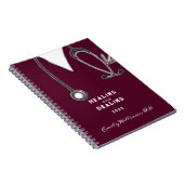 ナースパーソナライズされたギフトアイディア ノートブック (右側)