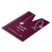 ナースパーソナライズされたギフトアイディア ノートブック (左側)