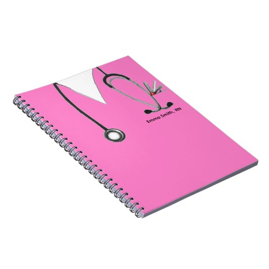 ナースパーソナライズされたギフトアイディア ノートブック (右側)