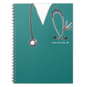 ナースパーソナライズされたギフトアイディア ノートブック (正面)