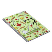 ナースパーソナライズされたギフトアイディア ノートブック (右側)