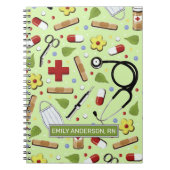 ナースパーソナライズされたギフトアイディア ノートブック (正面)