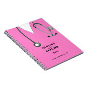 ナースパーソナライズされたギフトアイディア ノートブック (右側)