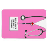 ナースパーソナライズされたギフト磁石 マグネット (横)