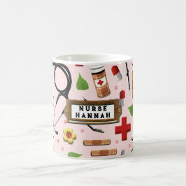 ナースパーソナライズされたコーヒーマグ コーヒーマグカップ