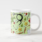 ナースパーソナライズされたコーヒーマグ ジャンボコーヒーマグカップ (右)