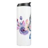 ナースパーソナライズされたフローラ聴診器ギフト タンブラー (回転左)