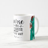 ナースパーソナライズされたマグカップ コーヒーマグカップ (正面右)