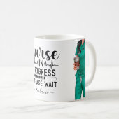 ナースパーソナライズされたマグカップ コーヒーマグカップ (正面右)