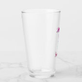 ナースパーソナライズされたレトロピンクティール(緑がかった色)カドゥセウス タンブラーグラス (右)