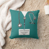 ナースパーソナライズされた卒業贈与 クッション (ブランケット)