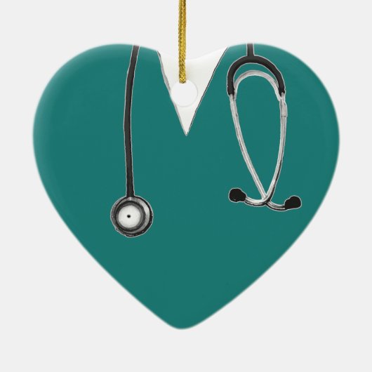 ナースパーソナライズされた卒業贈与 セラミックオーナメント (裏面)