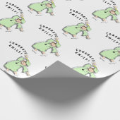 ナースパーソナライズされた卒業贈与 ラッピングペーパー (角)