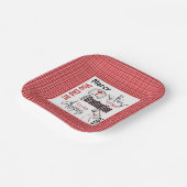 ナースパーソナライズされた卒業 ペーパープレート (傾斜あり)