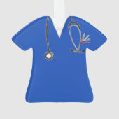 ナースパーソナライズされた収集可能 オーナメント (裏面)