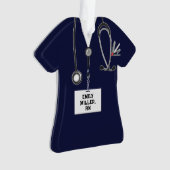 ナースパーソナライズされた収集可能 オーナメント (正面)