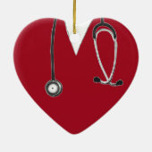 ナースパーソナライズされた収集可能 セラミックオーナメント (裏面)