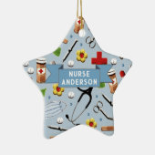 ナースパーソナライズされた収集可能 セラミックオーナメント (右)