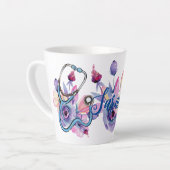 ナースパーソナライズされた開業医の贈り物 カフェラテマグ (左アングル)