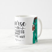 ナースパーソナライズされた コーヒーマグカップ (正面右)