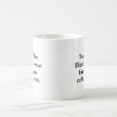 ナースパーソナライズされたRN (名前をカスタムすると色) コーヒーマグカップ (中央)