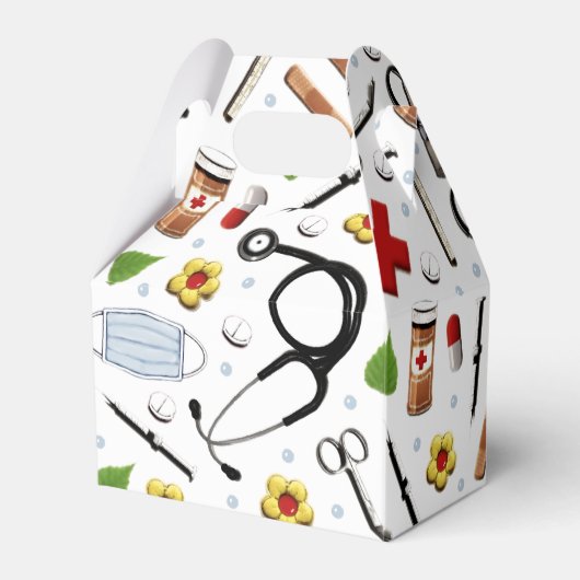 ナースパーティーの好意ボックス フェイバーボックス (正面サイド)