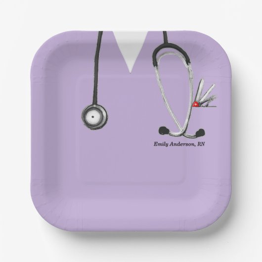 ナースパーティー ペーパープレート (正面)