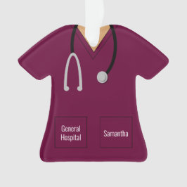 ナースパープルスクラブスプロ オーナメント