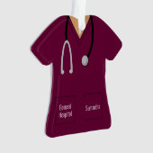 ナースパープルスクラブスプロ オーナメント (正面)