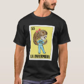 ナースヒーロー宝くじギフト – メキシコ宝くじラエンファー Tシャツ (正面)