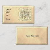 ナースファンシーカドゥセウス名前をカスタムする名刺 名刺 (正面/裏面)