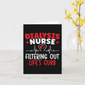 ナースフィルタリングのハートビート カード (黄色い花)