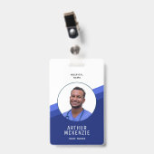 ナースフォト病院ID バッジ (正面 （クリップ付）)