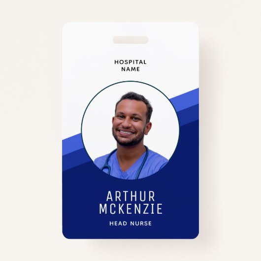 ナースフォト病院ID バッジ (正面)