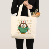 ナースフクロウ ラージトートバッグ (正面(商品))