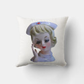 ナースフロントラインヒーローヘッド花瓶1960s クッション (裏面)