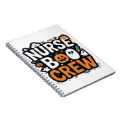 ナースブクルーハロウィンヘルスケアヒーロー不気味 ノートブック (右側)