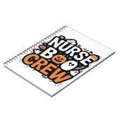 ナースブクルーハロウィンヘルスケアヒーロー不気味 ノートブック (左側)