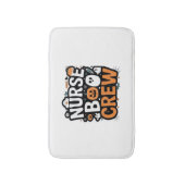 ナースブクルーハロウィンヘルスケアヒーロー不気味 バスマット (正面縦)