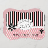 ナースプラクティショナー卒業招待状 #12 招待状 (正面/裏面)