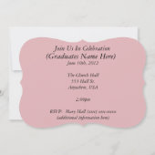 ナースプラクティショナー卒業招待状 #12 招待状 (裏面)