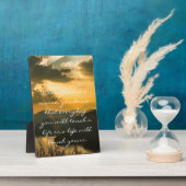 ナースプラーク感動的引用文 フォトプラーク (側面)