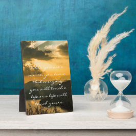 ナースプラーク感動的引用文 フォトプラーク